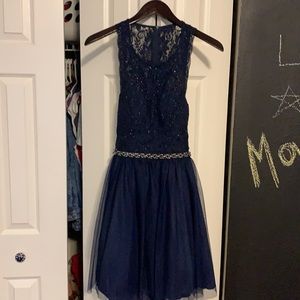 Navy Blue hoco dress
